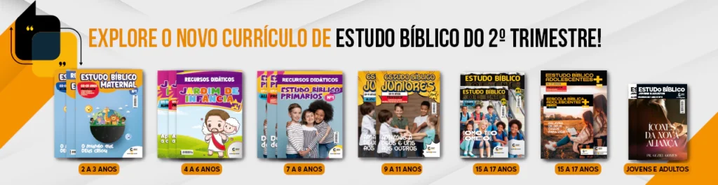 Capa da Revista EBD Segundo Trimestre - Ícones do Novo Testamento