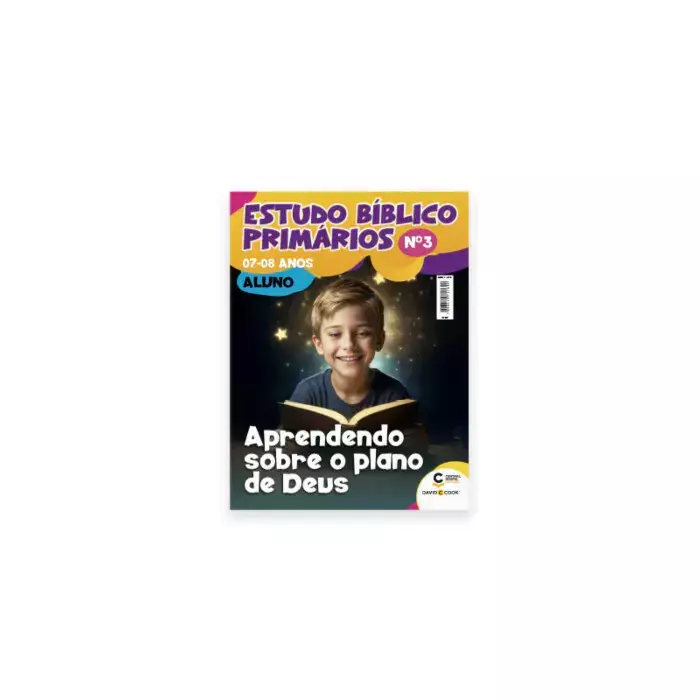 Revista Estudo Bíblico Primários 03 - Aprendendo Sobre o Plano de Deus: Uma Jornada de Fé para Crianças de 07 a 08 Anos